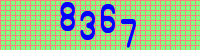 Blue Captcha Image