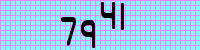 Blue Captcha Image