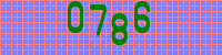 Blue Captcha Image