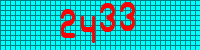 Blue Captcha Image