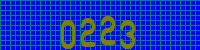 Blue Captcha Image