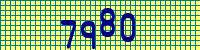 Blue Captcha Image