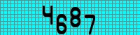 Blue Captcha Image