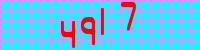 Blue Captcha Image
