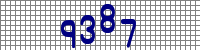 Blue Captcha Image