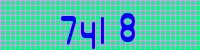 Blue Captcha Image