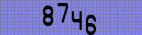 Blue Captcha Image