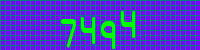Blue Captcha Image