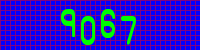 Blue Captcha Image