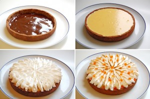 Tarte orange chocolat