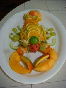 Homard de fruits