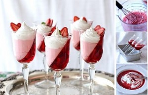 Comment faire Jell-O à la fraise Parfait2
