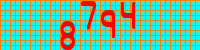 Blue Captcha Image