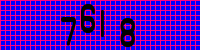 Blue Captcha Image