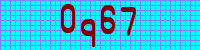 Blue Captcha Image