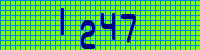 Blue Captcha Image