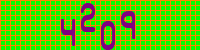 Blue Captcha Image