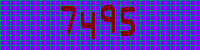 Blue Captcha Image