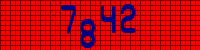 Blue Captcha Image