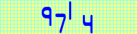 Blue Captcha Image