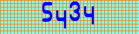 Blue Captcha Image