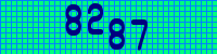 Blue Captcha Image