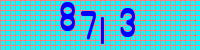 Blue Captcha Image