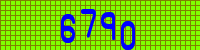 Blue Captcha Image