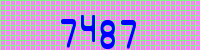 Blue Captcha Image