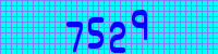 Blue Captcha Image