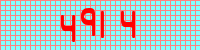 Blue Captcha Image