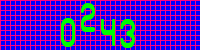 Blue Captcha Image