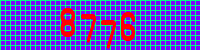 Blue Captcha Image