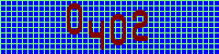 Blue Captcha Image