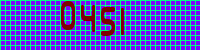 Blue Captcha Image