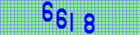 Blue Captcha Image