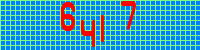 Blue Captcha Image