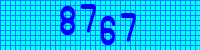 Blue Captcha Image