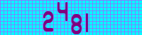 Blue Captcha Image