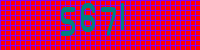 Blue Captcha Image