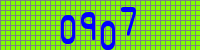 Blue Captcha Image