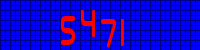 Blue Captcha Image