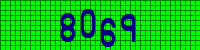 Blue Captcha Image