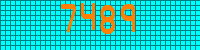 Blue Captcha Image