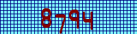 Blue Captcha Image