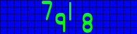Blue Captcha Image