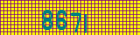 Blue Captcha Image