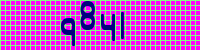 Blue Captcha Image
