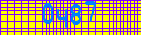 Blue Captcha Image