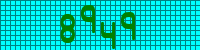 Blue Captcha Image